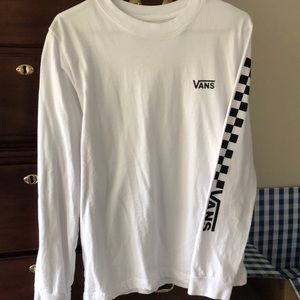 Vans long sleeve checkerboard t shirt